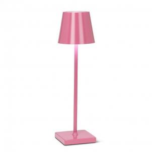 Magenta Pink With Classic Shade Led Table Lamp