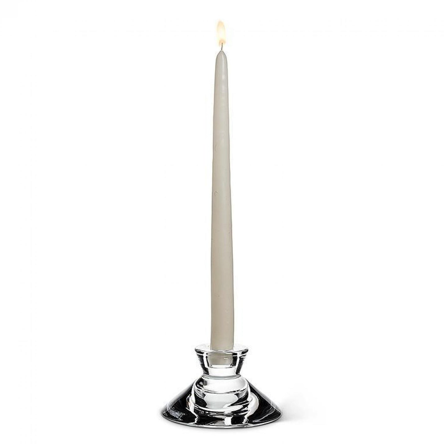 Reversible Clear Candle Holder