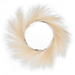 Cream Color Faux Pampas Wreath