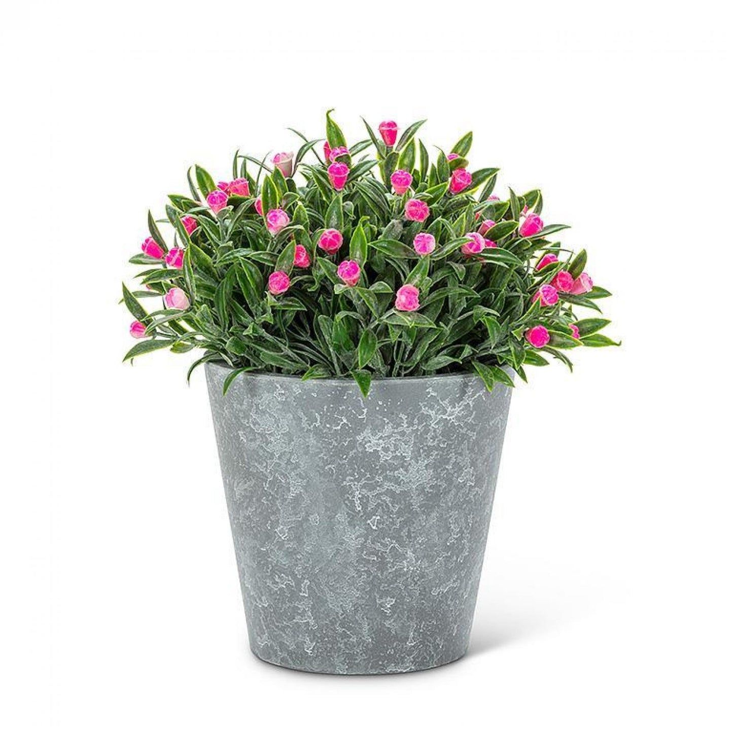 Flowering Pink Plant In A Pot Artificial Flower