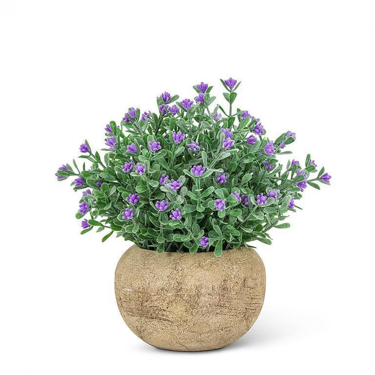 Purple Flowering Plant In A Pot Artificial Flower