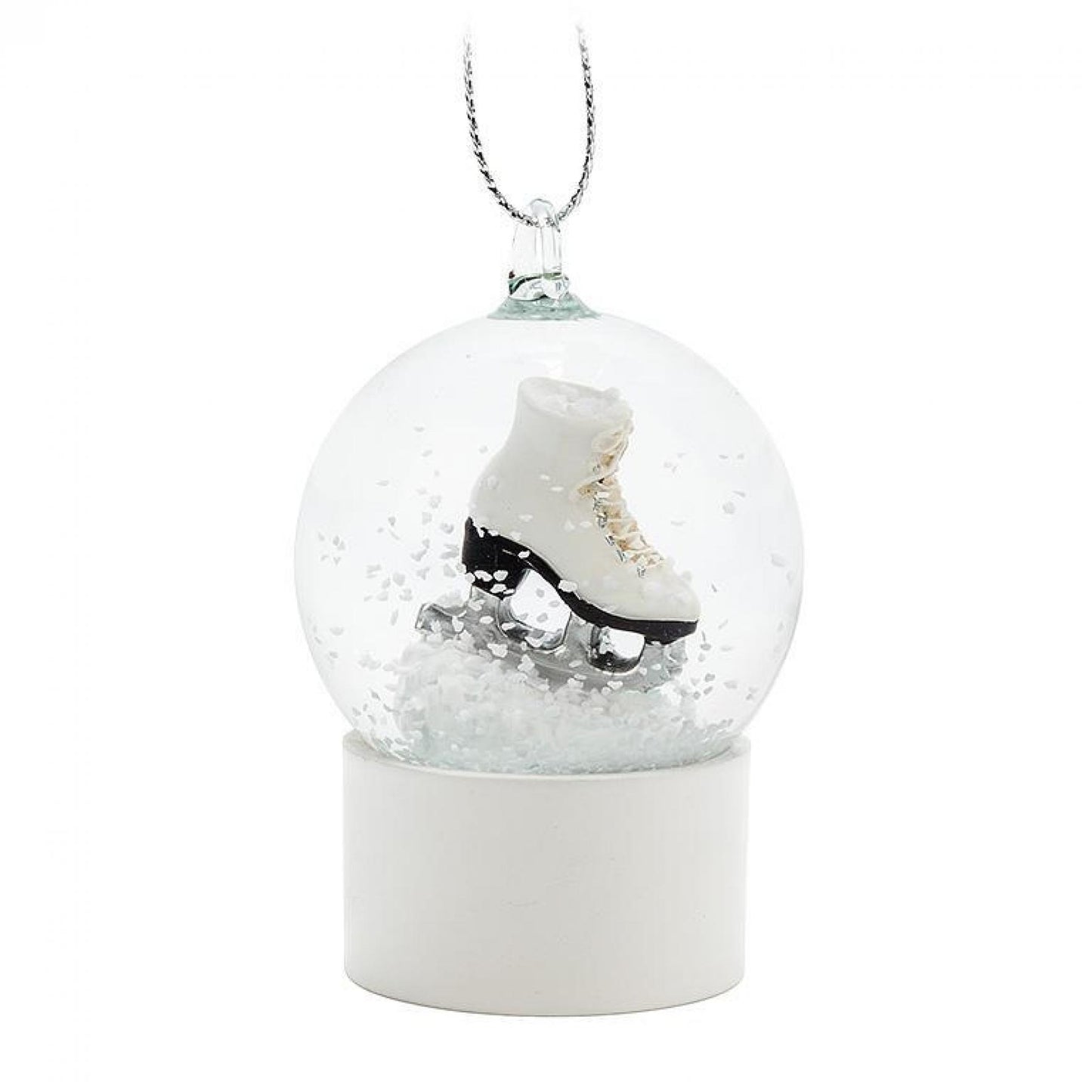 Ladies Skate In A Snow Globe Ornament