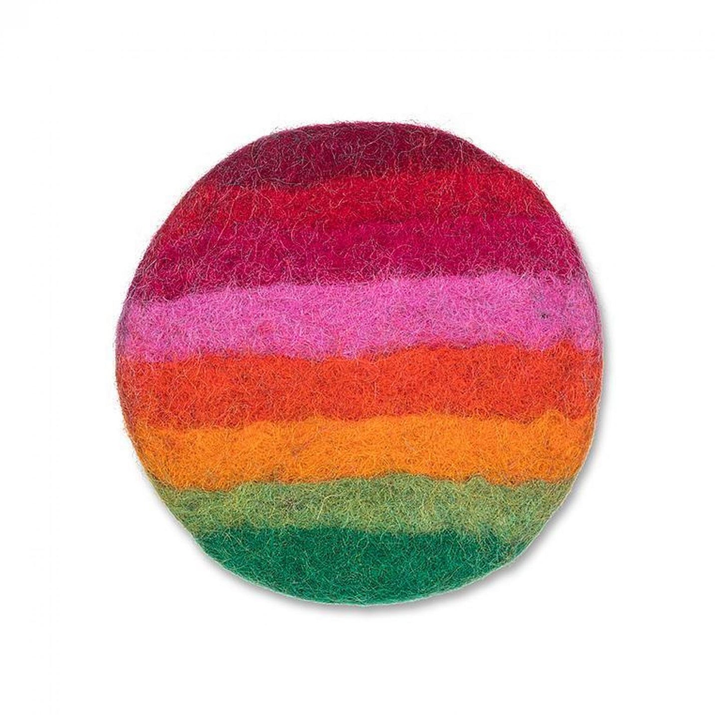 Striped Felt Coasters