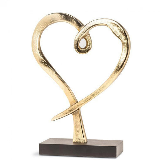 Freeform Heart On Base Figurine