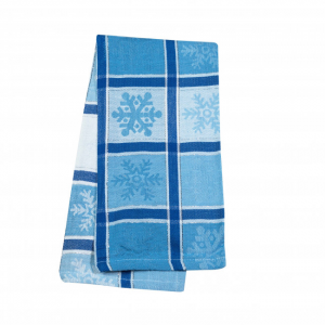 Snow Flake Pattern Tea Towel