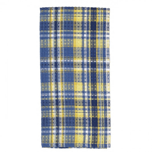 Bluestone Check Pattern Tea Towel