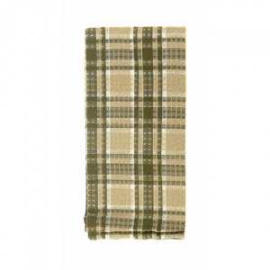 Tulsi Check Pattern Tea Towel