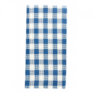 Toro Blue Check Pattern Tea Towel