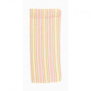 Pink Striped Tea Towel