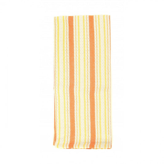 Orange Striped Tea Towel