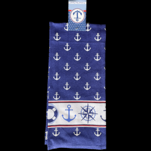 AnchorS Aweigh Printed Tea Towel