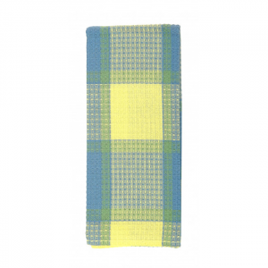 Provence Check Pattern Tea Towel