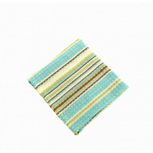 Seaside Stripes-Honey Comb Weave Dishcloth