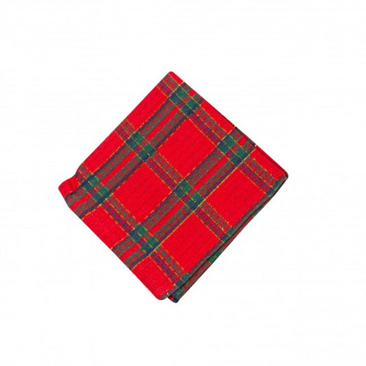 Belvedere Red-Honey Comb Weave Dishcloth