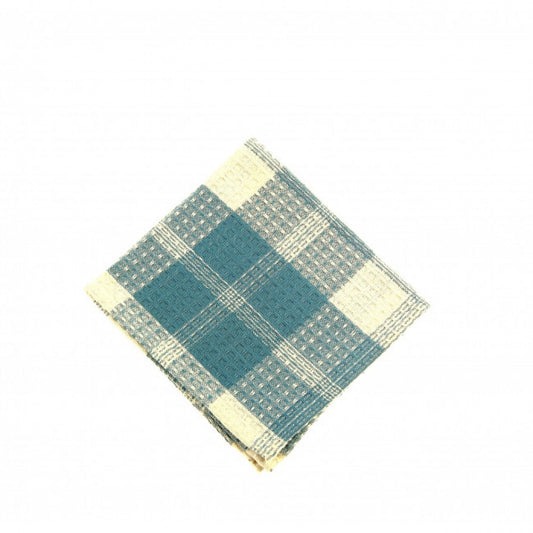 Meridian Check - Honey Comb Weave Dishcloth