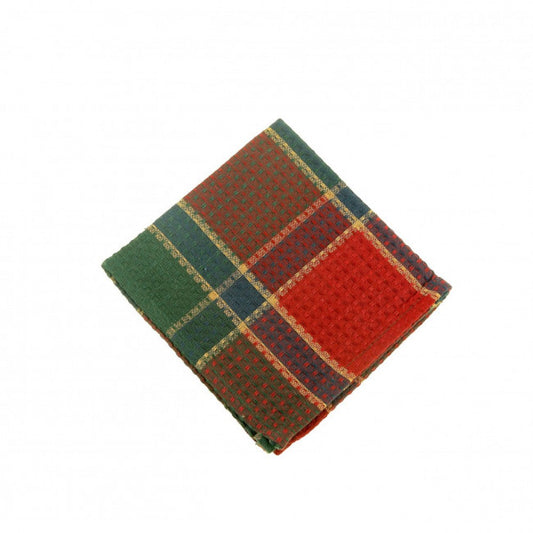 Festive Jewel Tones - Honey Comb Weave Dishcloth