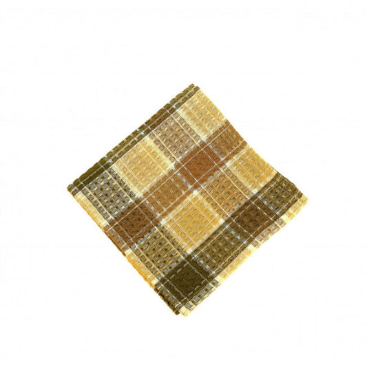 Tulip Check- Honey Comb Weave Dishcloth