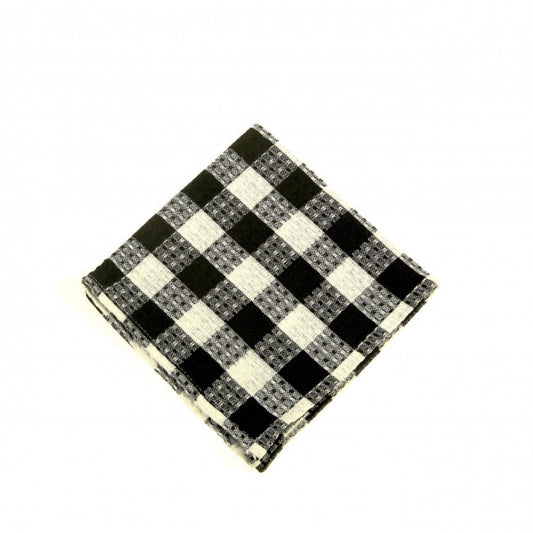 Toro Black Check - Honey Comb Weave Dishcloth