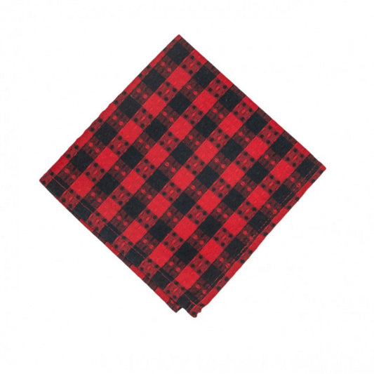 Buffalo Red Plaid Waffle Dishcloth