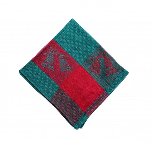 Christmas Bells Patterned Dishcloth