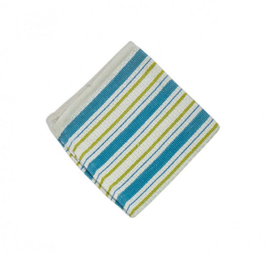 Blue Stripes - Honey Comb Weave Dishcloth