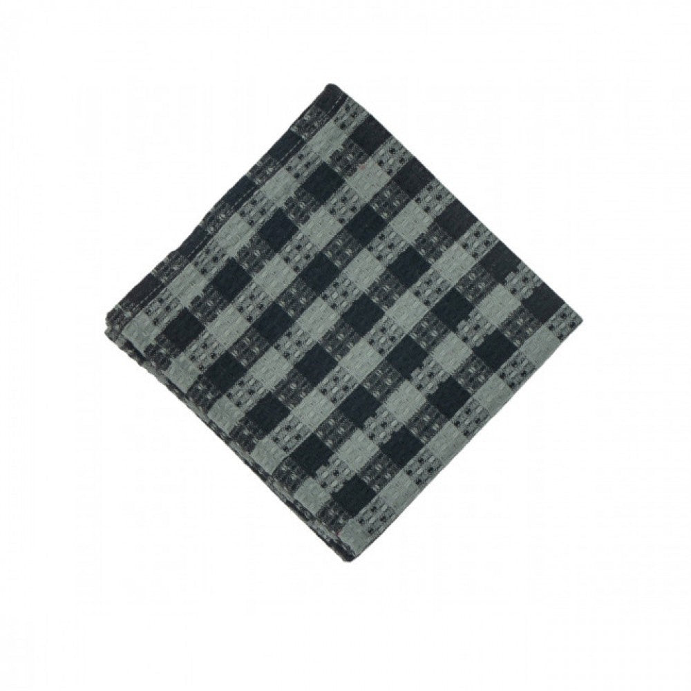 Buffalo Grey Plaid Waffle Weave Dishcloth