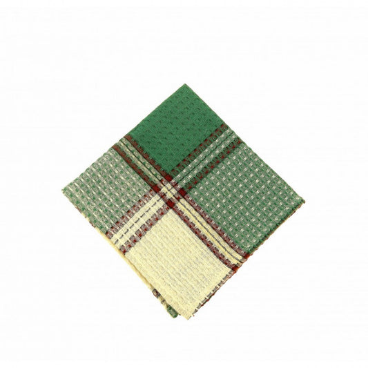 Sherwood Green Check - Honey Comb Weave Dishcloth