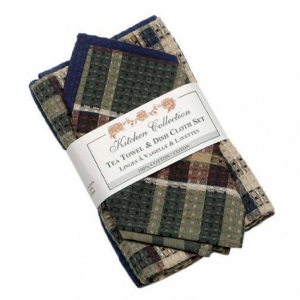 Army 2 Dish Cloths And 2 Tea Towel Set