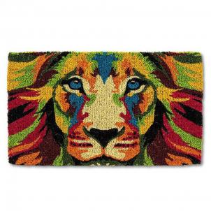 Abstract Lion Face Doormat