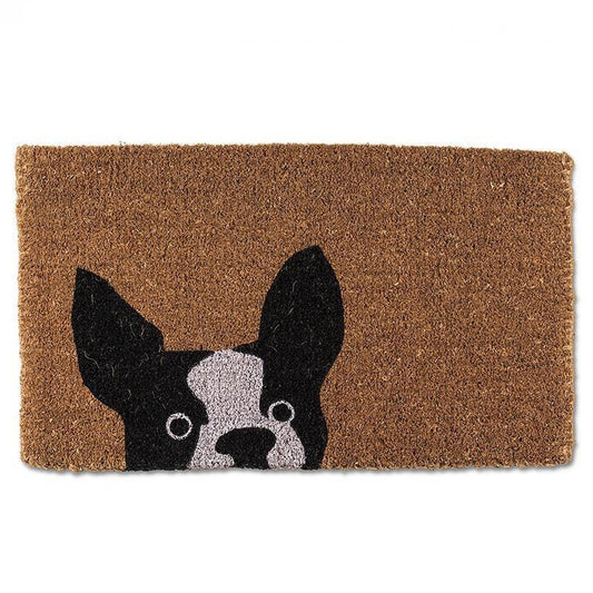 Peeking Dog Doormat