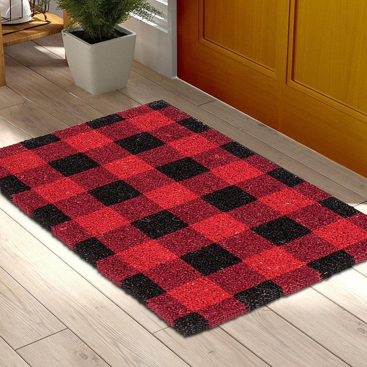 Allover Buffalo Check Doormat