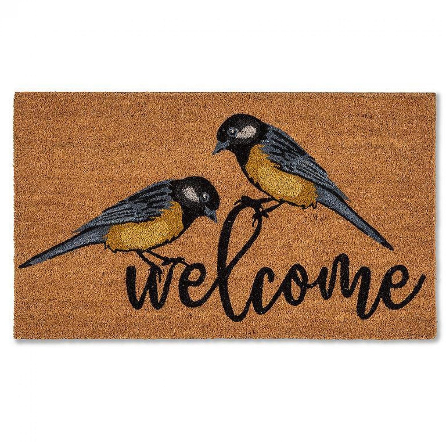 Birds On Welcome Doormat