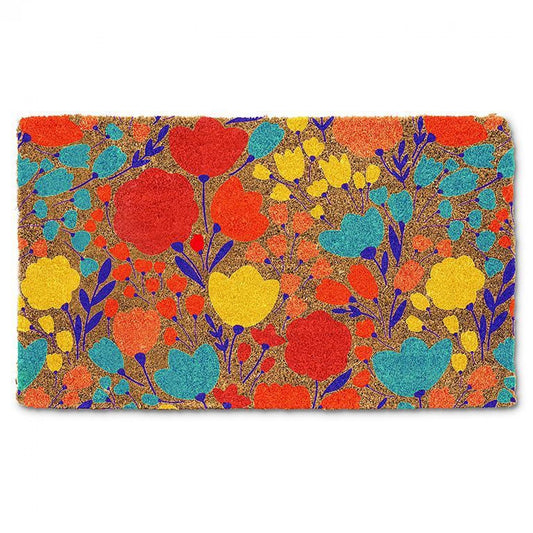 Allover Bright Blooms Doormat