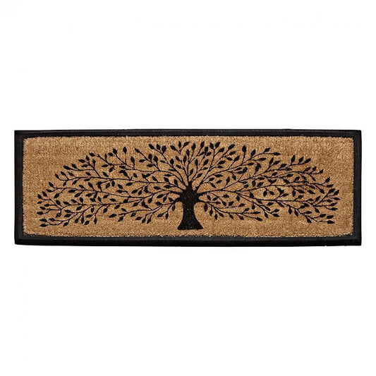 Tree Of Life With Black Border Doormat