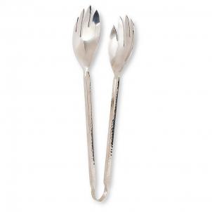 Hammer Finish Handle Salad Tongs