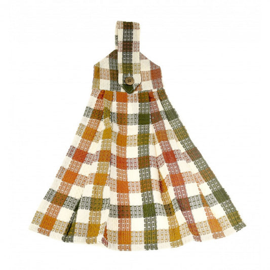 Cambridge Check Pattern Hanging Tea Towel