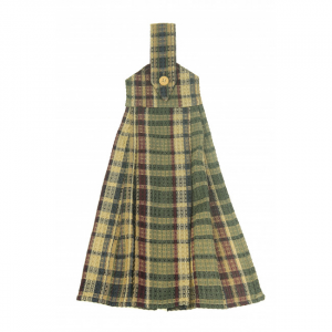 Army Check Pattern Hanging Tea Towel
