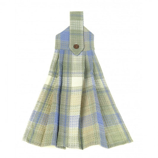 Montari Check Pattern Hanging Tea Towel