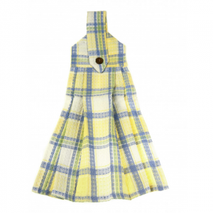 St. Jean Check Pattern Hanging Tea Towel