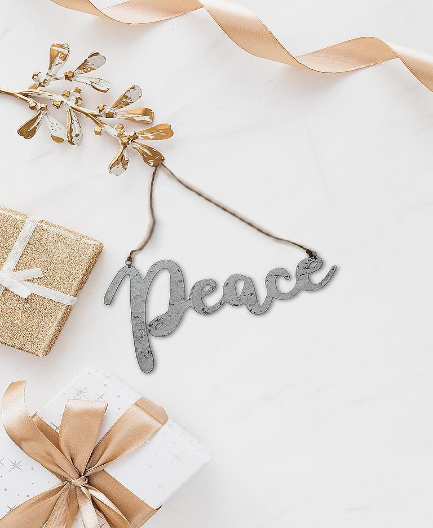 Peace Cursive Script Sign