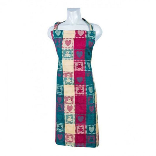 Teddy Bears And Hearts Patterned Apron