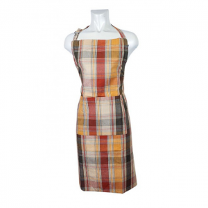 Cyprus Check Pattern Apron