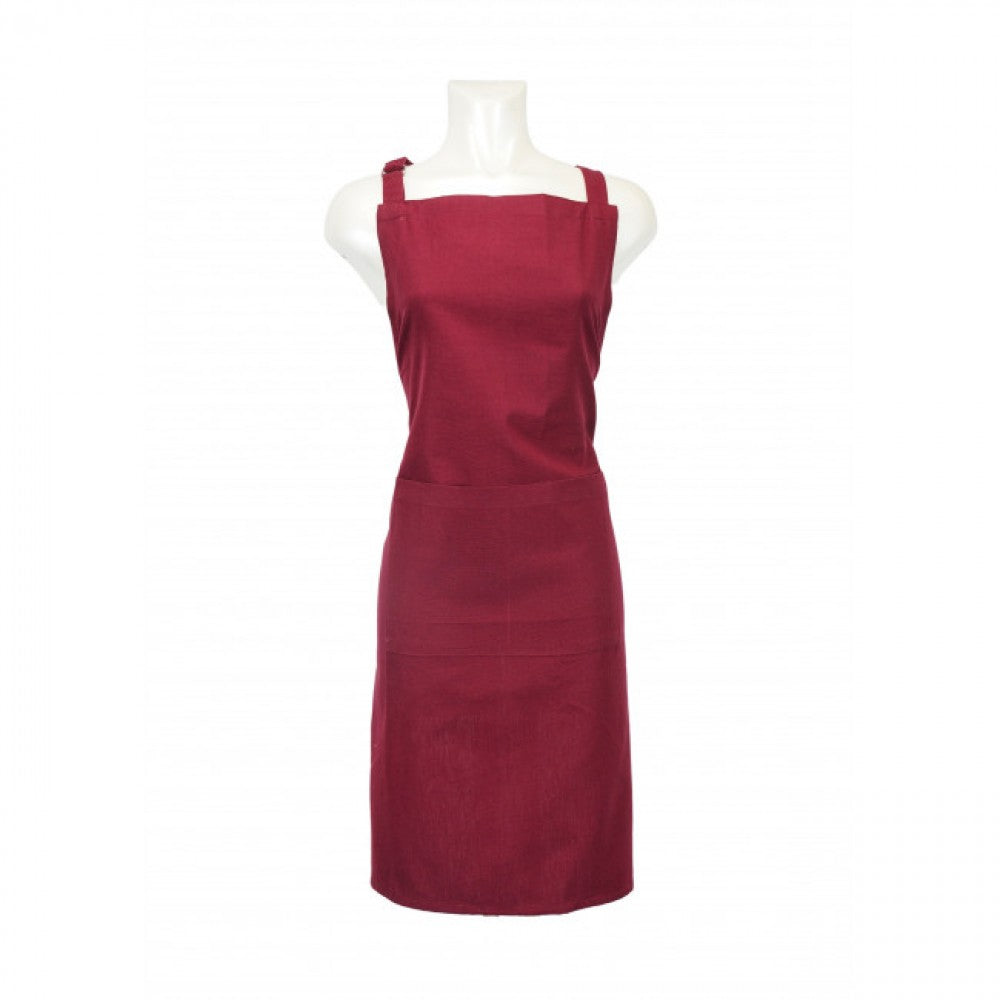 Burgundy Apron