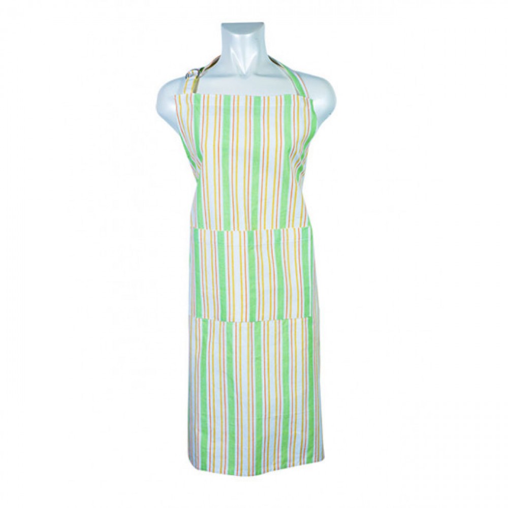 Stripe Greens Pattern Apron