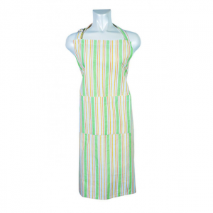 Stripe Greens Pattern Apron