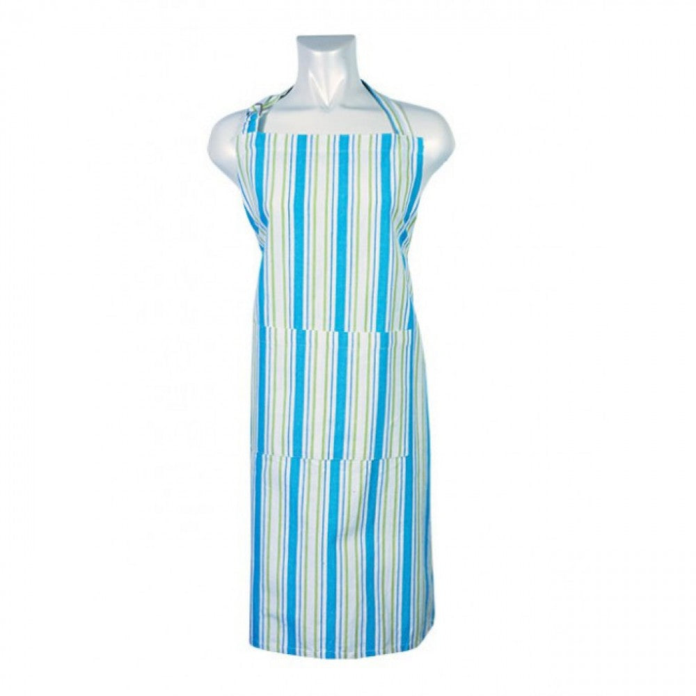 Stripe Blues Pattern Apron