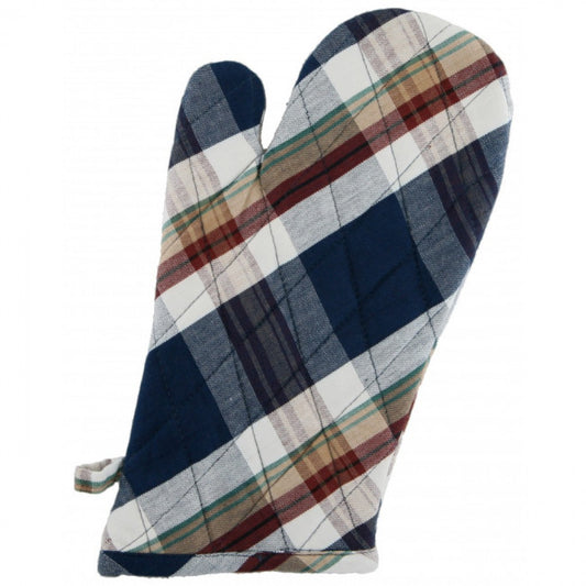 Set Of 2 Lakewood Check Pattern Oven Mitts