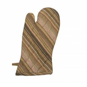 Set Of 2 Alloy Stripes Oven Mitts