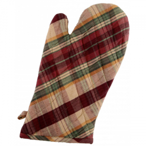 Set Of 2 Alaska Check Pattern Oven Mitts