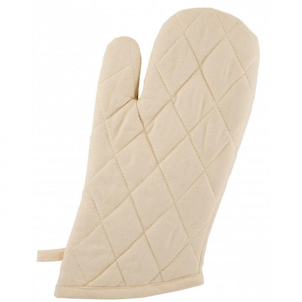 Set Of 2 Ecru Cotton Oven Mitt